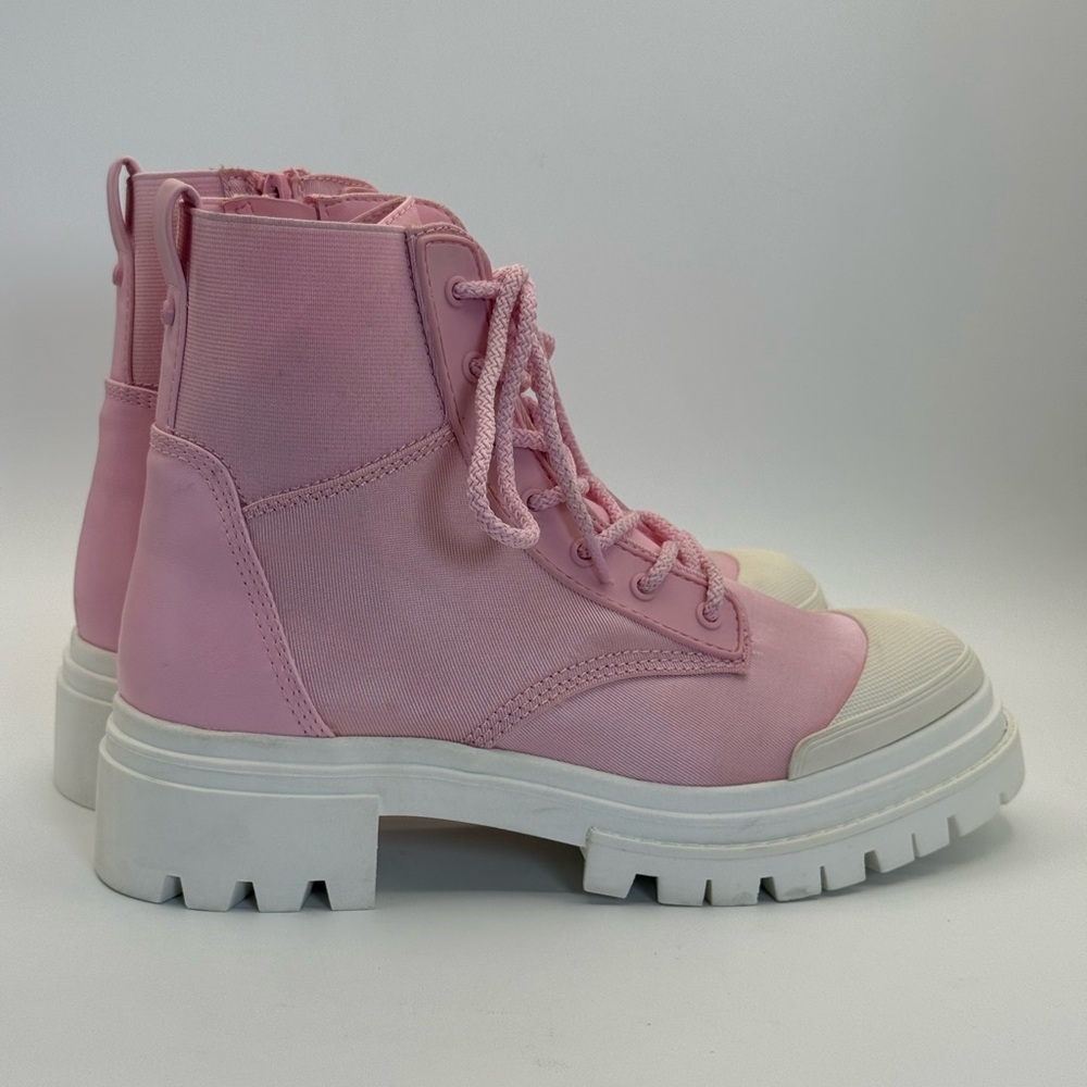 ALDO Charline Chunky-Soled Woven Combat Boots Size 9 - Picture 4 of 15